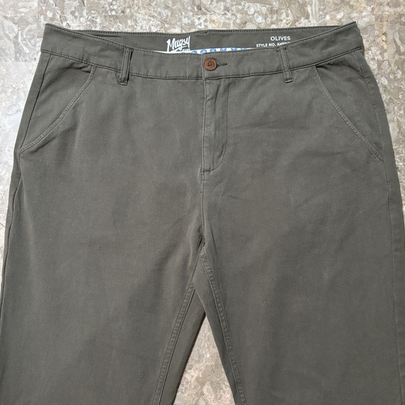 Mugsy Jeans Other - Mugsy Pants Mens 38x34 Green Olives Chino Soft Cotton Blend Office Casual